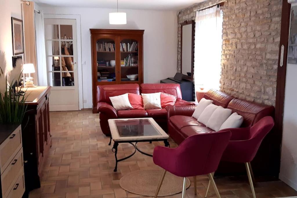 Maison Spacieuse 50 M De La Plage Ouistreham Buitenkant foto