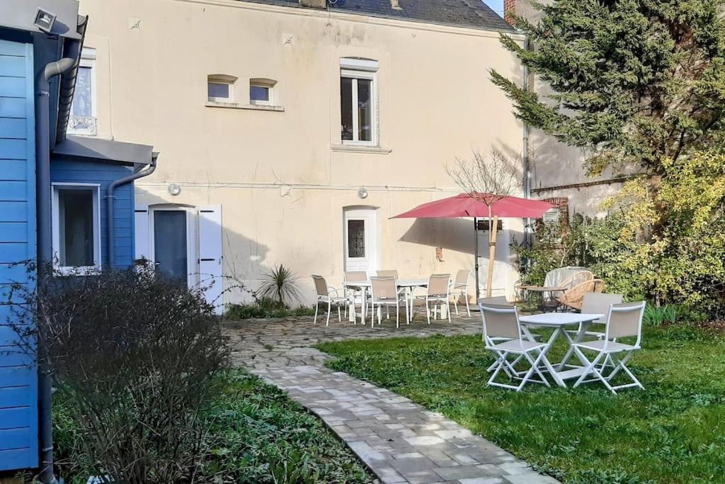 Maison Spacieuse 50 M De La Plage Ouistreham Buitenkant foto