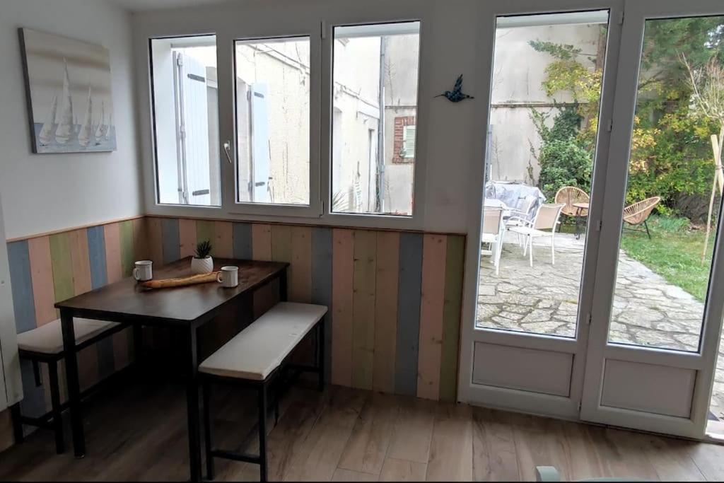 Maison Spacieuse 50 M De La Plage Ouistreham Buitenkant foto