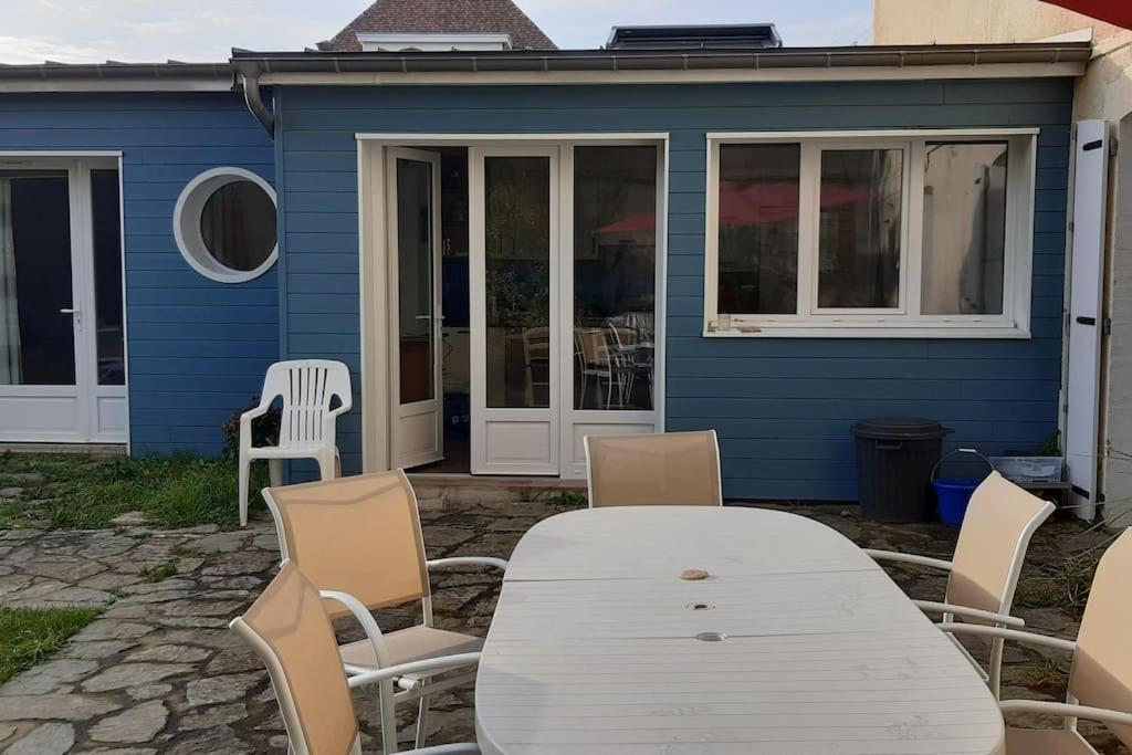 Maison Spacieuse 50 M De La Plage Ouistreham Buitenkant foto